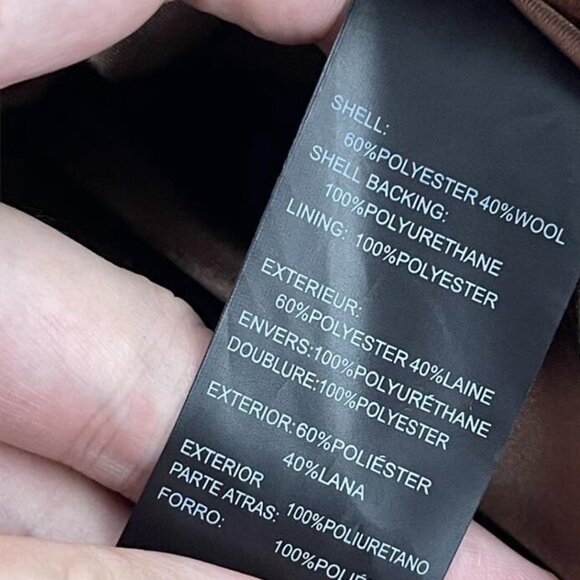 New Kensie Women’s Double-Breasted Wool-Blend Coat - Picture 3 of 6